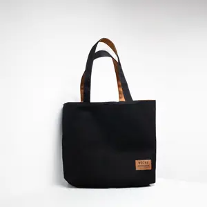 Bolsa Reversível Preta/Camel