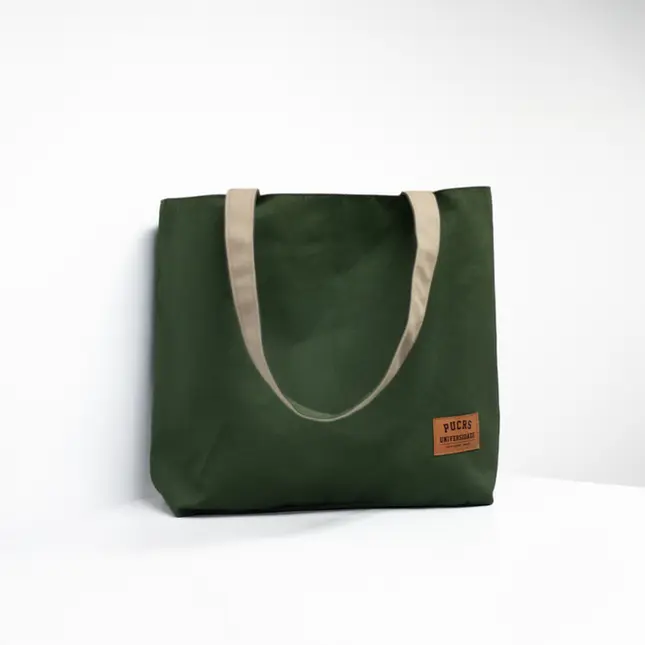 Bolsa Reversível Verde Militar/Caqui