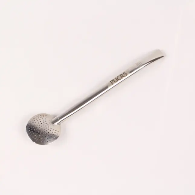 Bomba Achatada Mini Fixa 19cm Inox